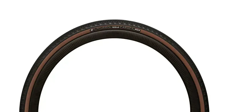 Hutchinson Caracal Race 700c Gravel Tyre in Black/Tan Wall-2