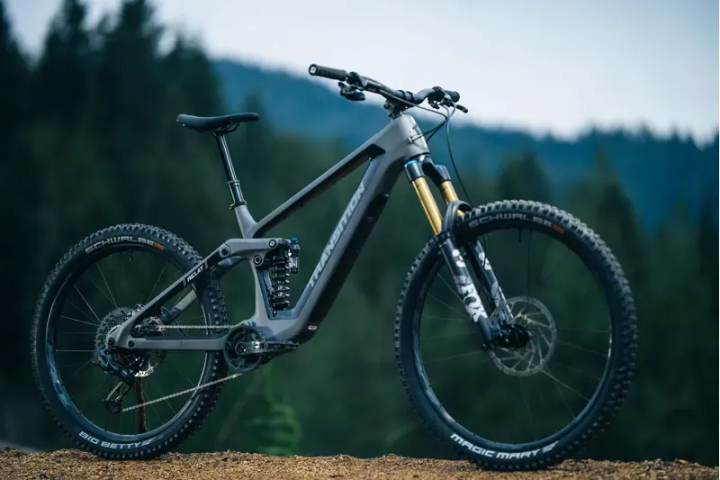 Transition Relay Carbon GX AXS Electric Mountain Bike in Oxide Grey-1