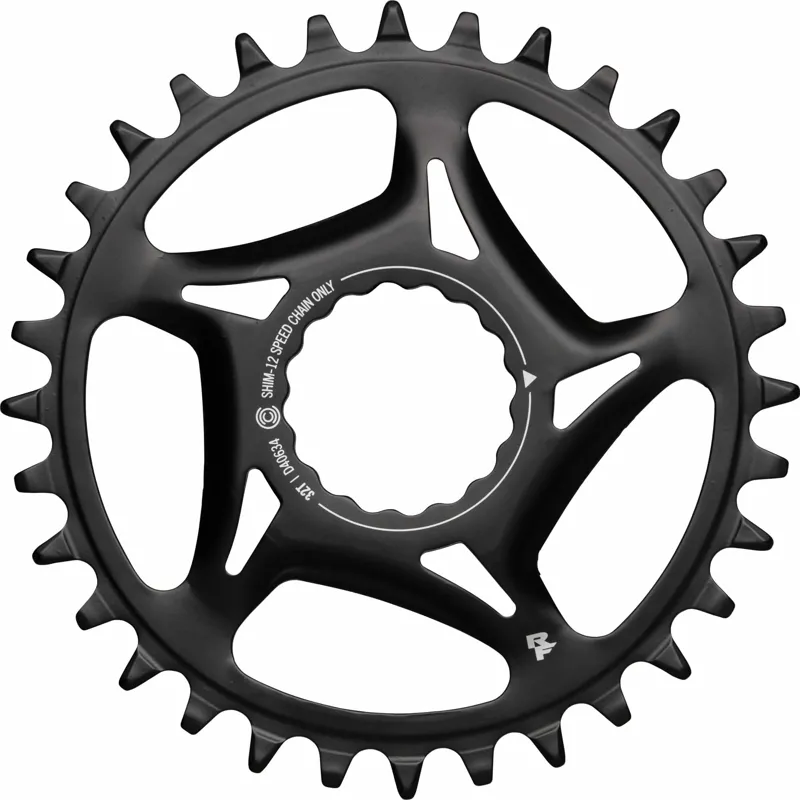 2021 Race Face Direct Mount CINCH Shimano 12 Speed Chainring in Black
