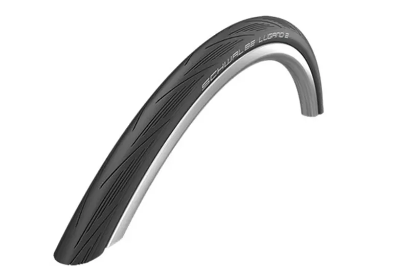 Schwalbe Lugano II 700x25c K-Guard Tire in Black