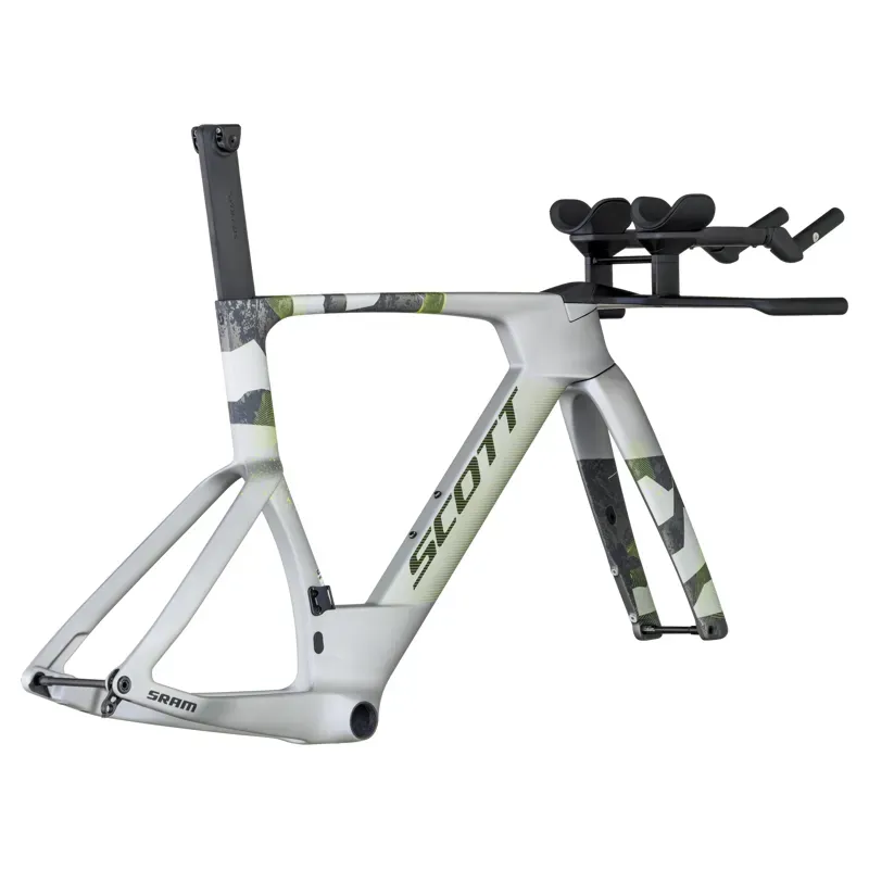 Scott Plasma RC TT HMX Frame Set in Cumulus White/Carbon Black
