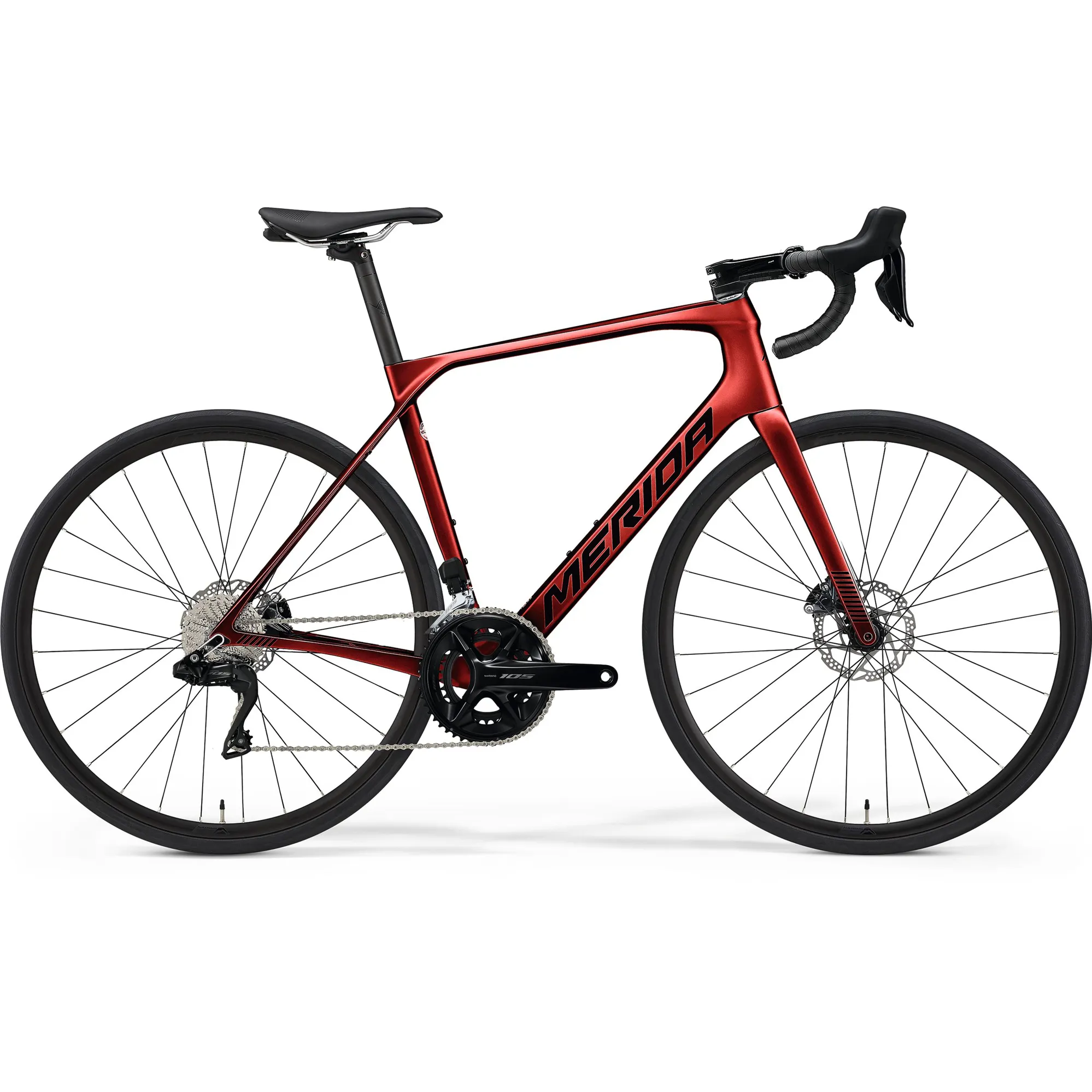 Merida Scultura Endurance 6000 Di2 Road Bike In Dark Red/Black