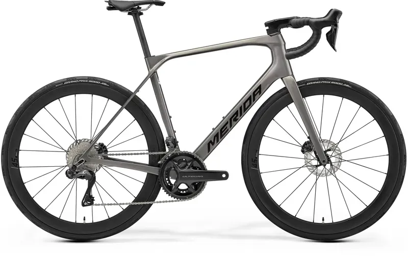 Merida Scultura Endurance 8000 Road Bike in Warm Slate Grey/Black