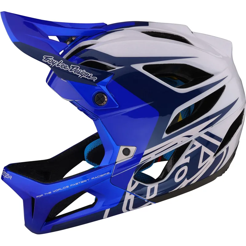 Troy Lee Designs Stage MIPS Helmet in Valance - Blue