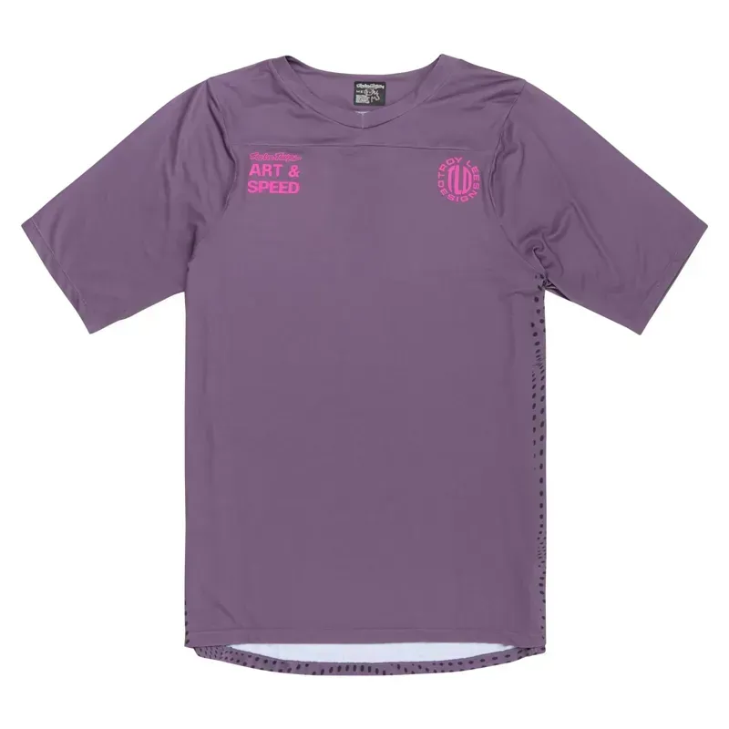 Troy Lee Designs Skyline SS Jersey In Radioscape - Purple