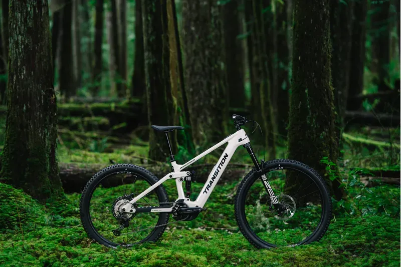 Transition Regulator CX Carbon Deore eMountain Bike in Glacier White-1