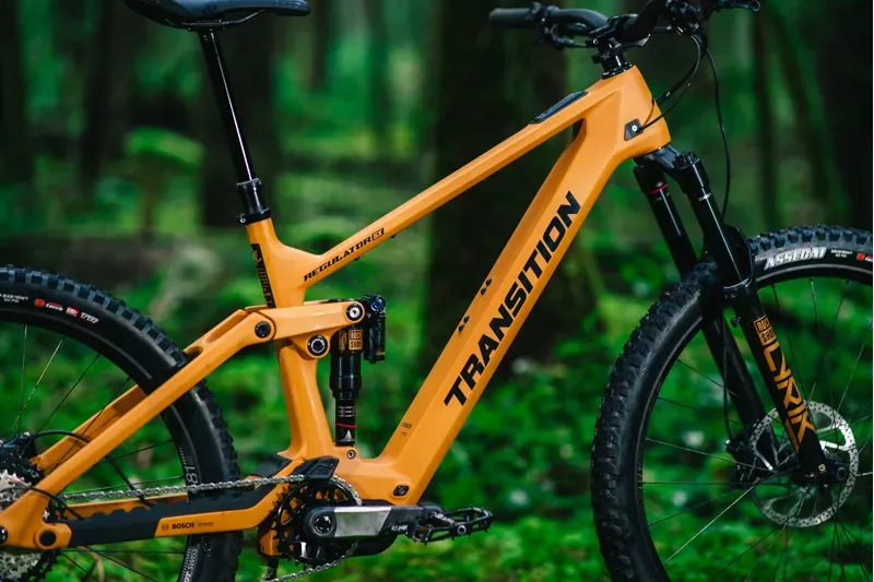 Transition Regulator SX Carbon MTB Complete Ebike Madrone Gold-5