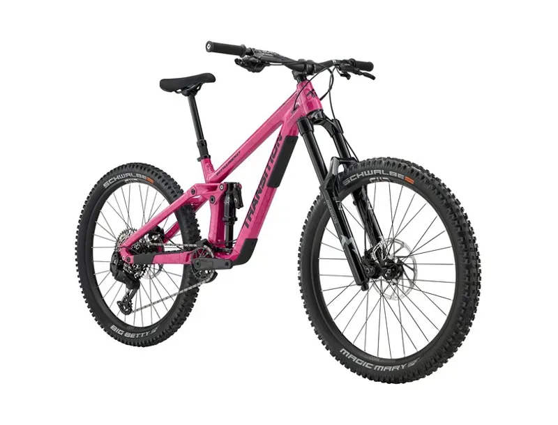 Transition Bottlerocket Alloy Single Crown Mountain Bike in Disco Flamingo-1