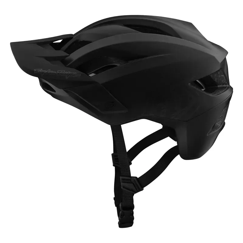 Troy Lee Designs Flowline MIPS Helmet in Point Black/Charcoal