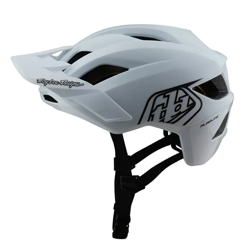 Troy Lee Designs Flowline MIPS Helmet in Point White-1