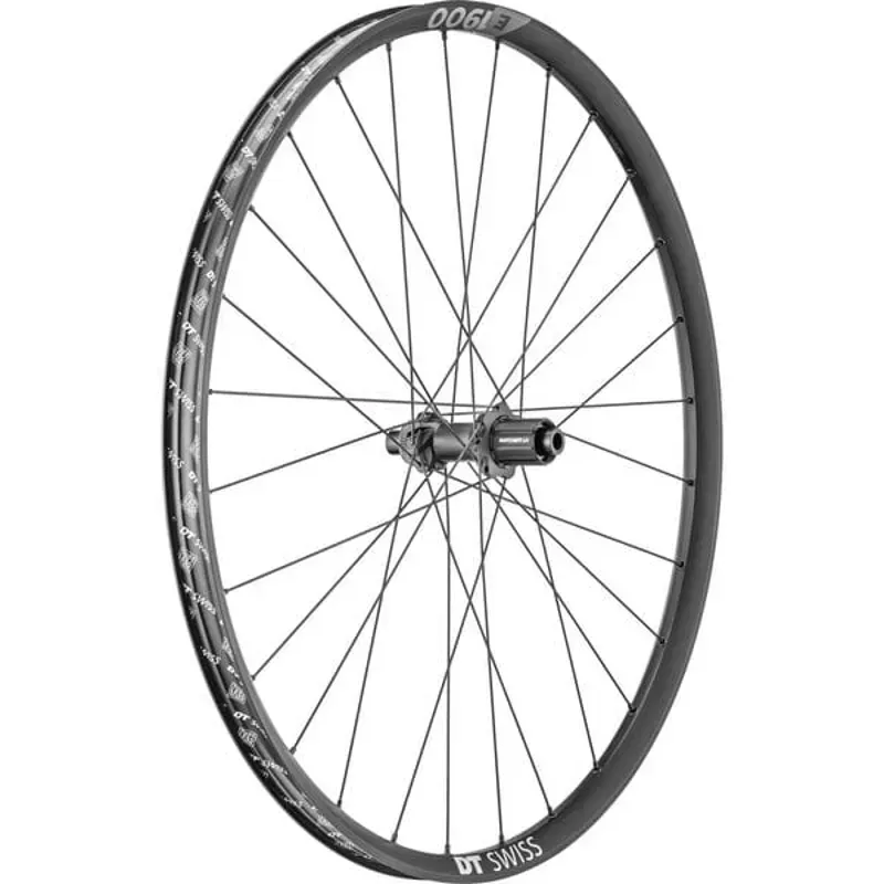 DT Swiss E1900R 29in BOOST Shimano Rear Wheel in Black
