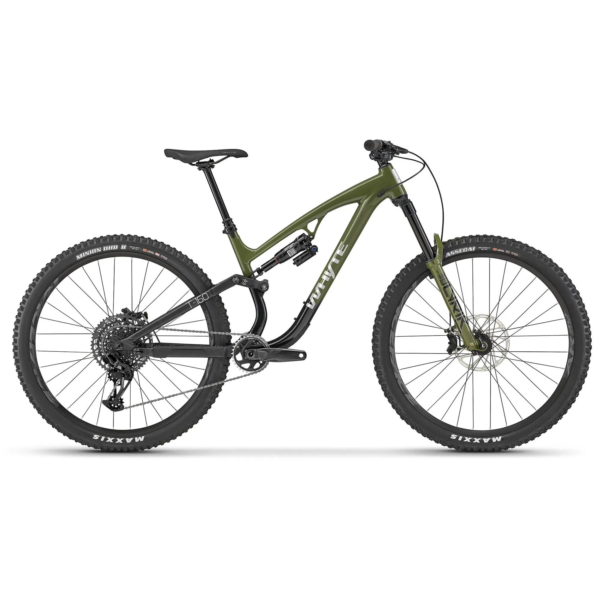 Whyte T-160 Rs In Gloss Green with Matt Black